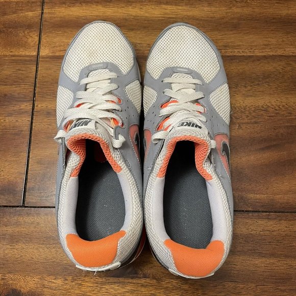 Vintage 2003 Nike Air Turbulence 00’s Max Men's Size 11 Shoes Gray And Orange - Picture 5 of 7